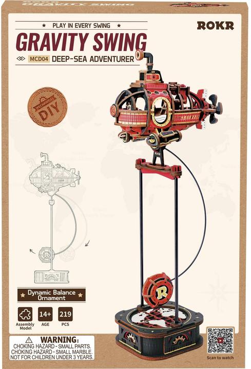 Produktbild Robotime Bausatz Deep-sea Adventurer, Modell Art: Schiff