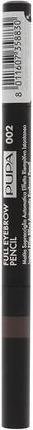 Productafbeelding Pupa Milano Full Wenkbrauwpotlood 002 Bruin 0,2g (Bruin)