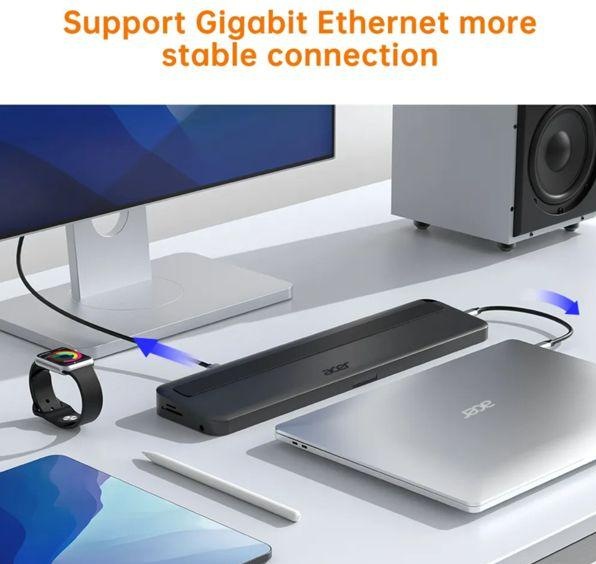 Actual product image Acer HP.DSCAB.015 (USB-C, 13 Ports)