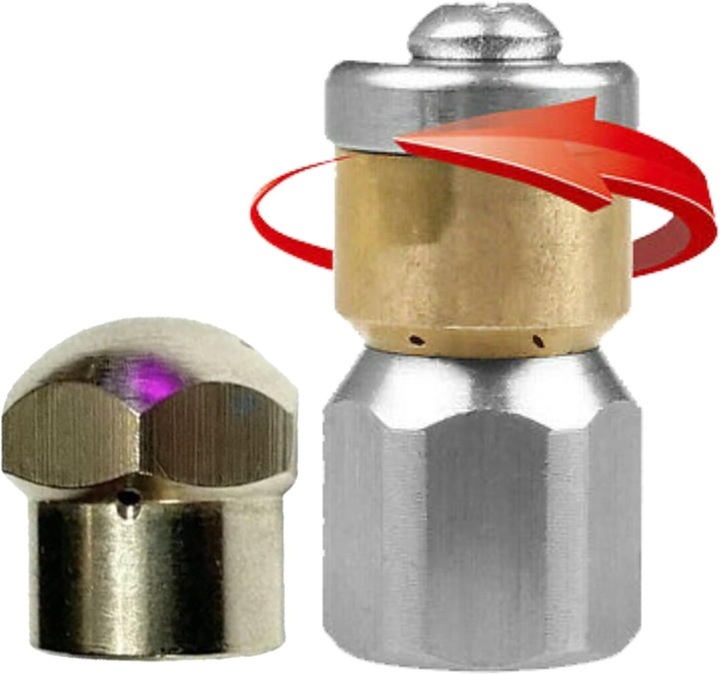 Actual product image M&M Smartek Pipe cleaning nozzle set