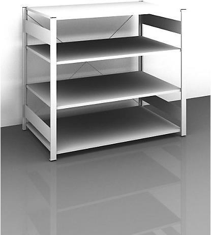 Actual product image kaiserkraft Boltless sideboard shelf, light grey