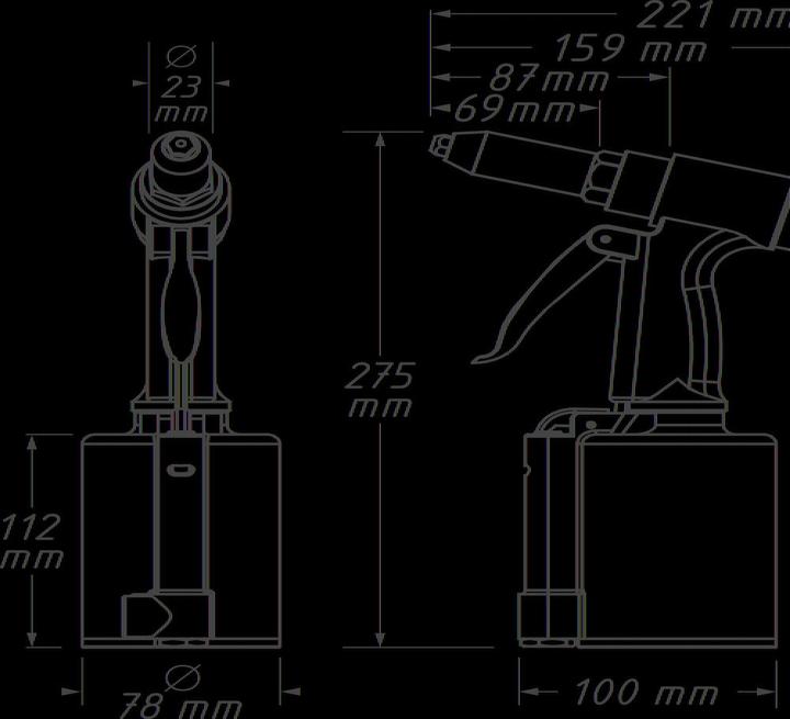Image du produit HAZET Pistolet pour rivetage aveugle 9037SPC