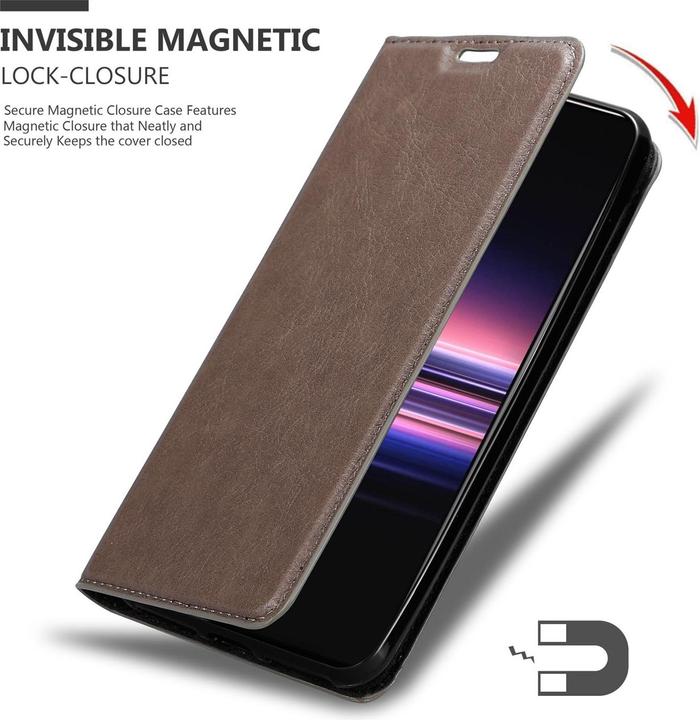Productafbeelding Cadorabo Boek Onzichtbare Magneethoes (Sony Xperia 5 II)