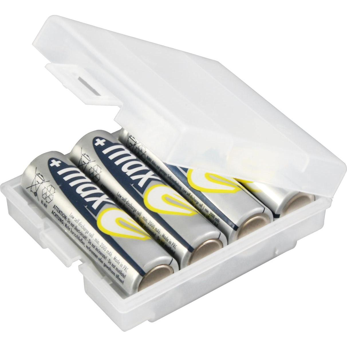 Thumbnail - Ansmann 4er Batterie Box, Batterie Zubehör, Transparent