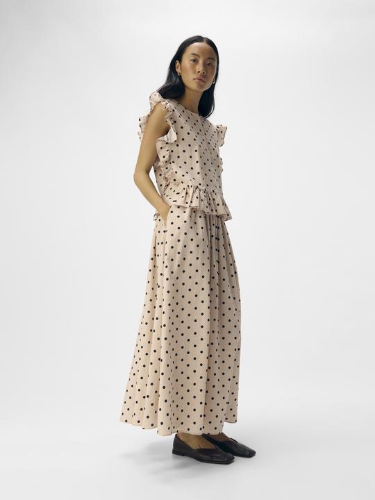 Produktbild Object Polka-Dot Maxirock (34)