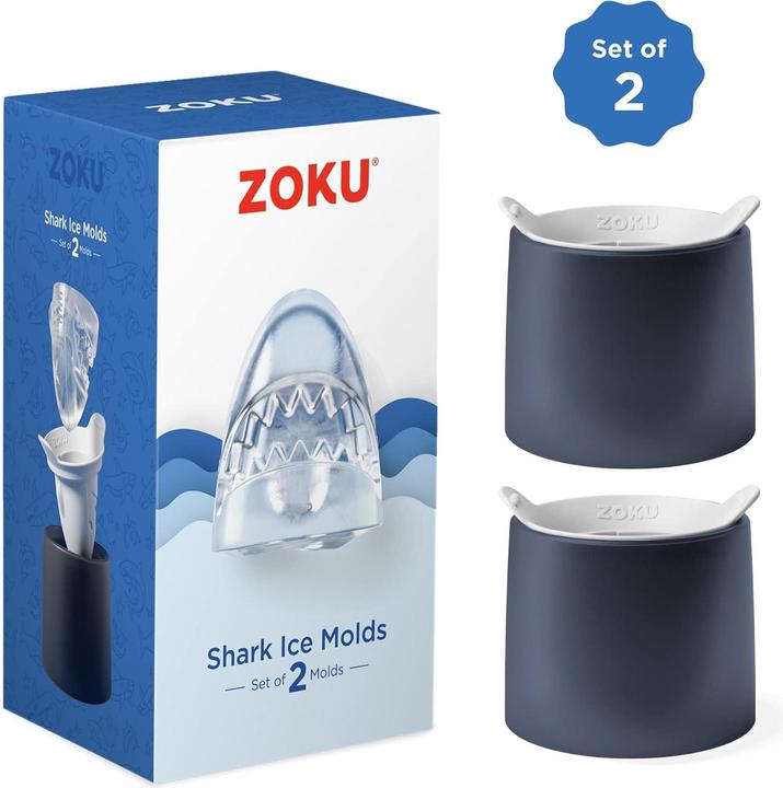 Produktbild ZOKU 2er-Set Haifisch-Eisformen