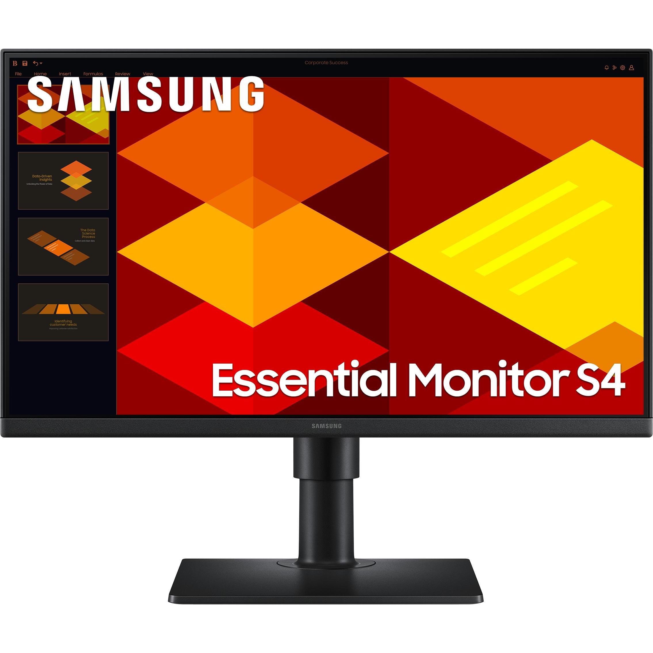 Samsung 22 ZOLL MONITOR S40GD FHD (1920 x 1080 Pixel, 22"), Monitor, Schwarz