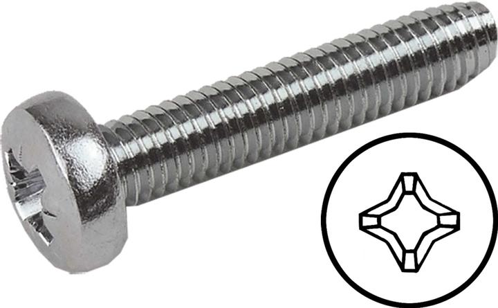 Modellbau Lindinger linsenkopfschrauben kreuzschlitz m2,5/5mm edelstahl rostfrei 10stk. (10 Schrauben pro Stück)
