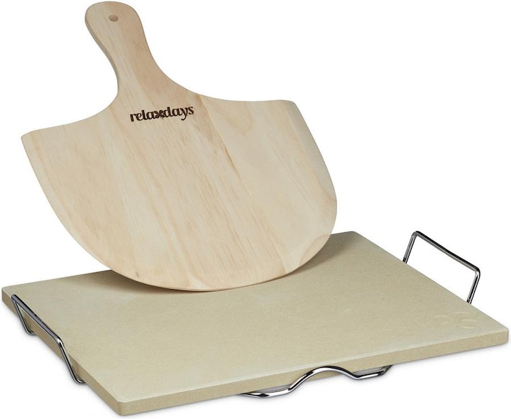 Produktbild Relaxdays Pizzastein Set