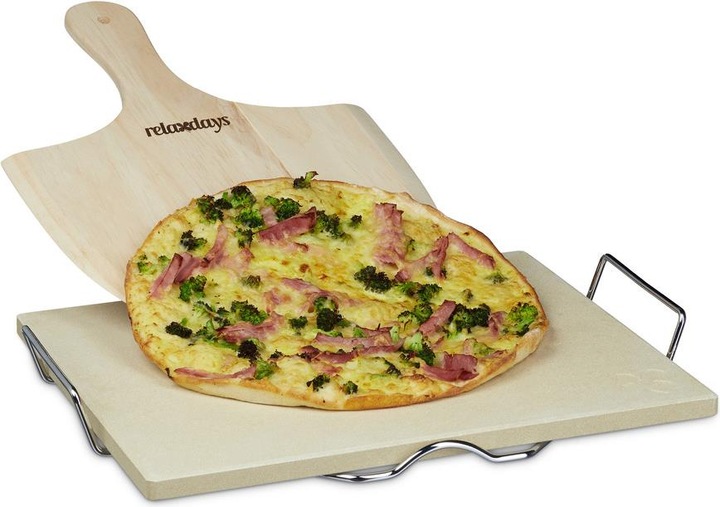 Produktbild Relaxdays Pizzastein Set