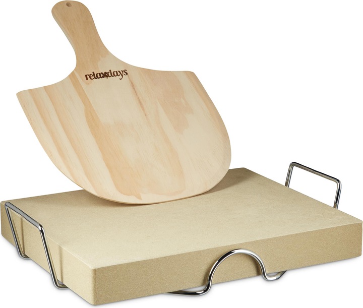 Produktbild Relaxdays Pizzastein Set