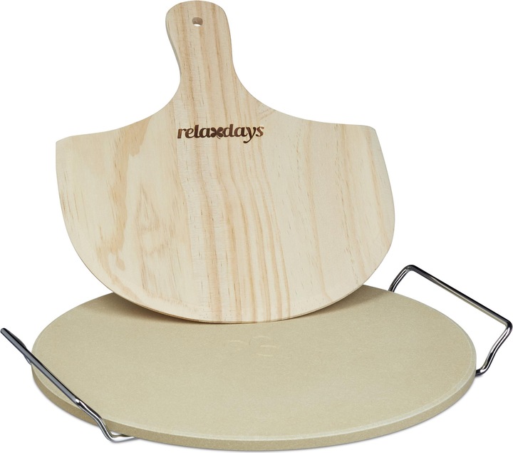 Produktbild Relaxdays Pizzastein Set