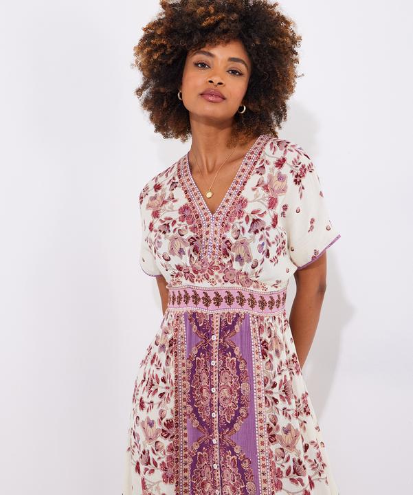 Actual product image Joe Browns Floral Border Print Maxi Dress (36)