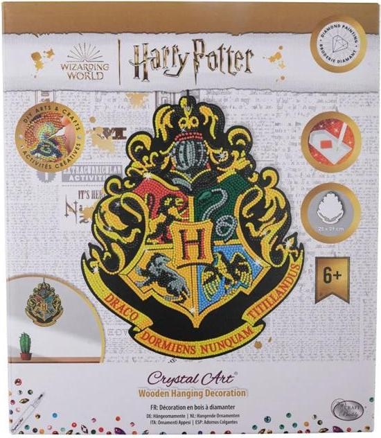 Immagine prodotto Craft Buddy Stemma di Hogwarts, decorazione in legno da appendere, 30 cm