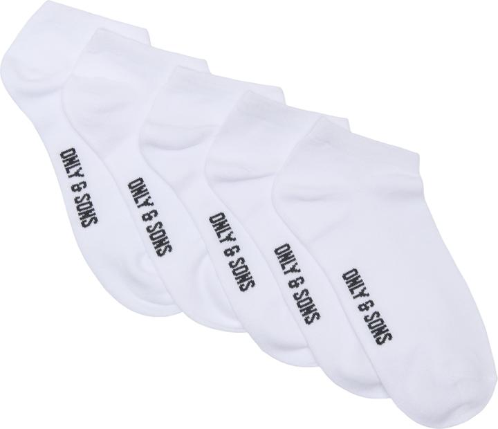 Actual product image Only & Sons Onsbasic Sneacker Sock 5 Pack Noos (5-pack, 43 - 46)