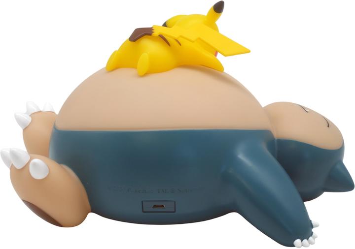 Actual product image Teknofun LED lamp Snorlax + Pikachu 18 cm (touch,lying).