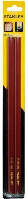 Immagine prodotto Stanley STHT0-72997 Matita da carpentiere rossa 30cm - 2x (HB, 2x)