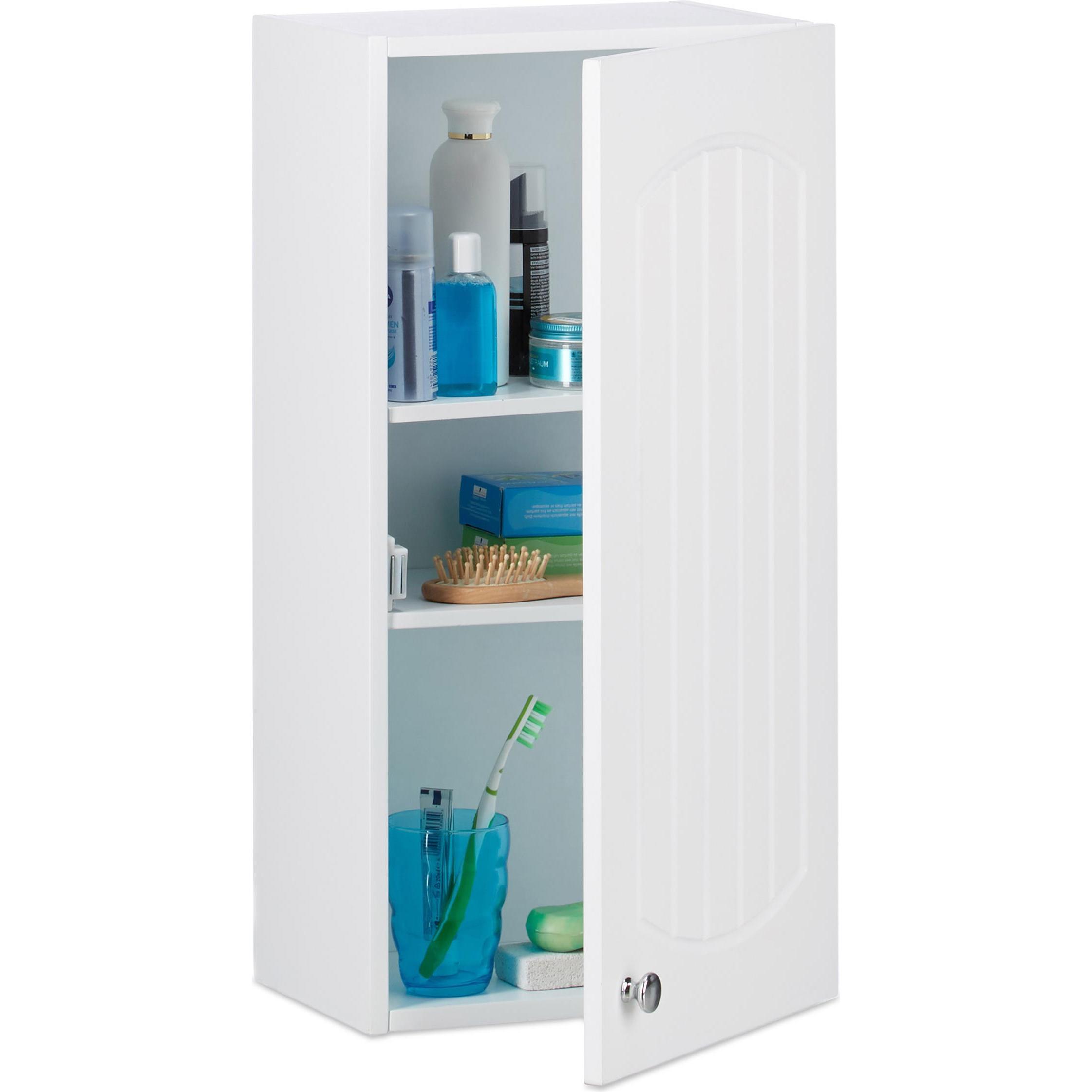 Relaxdays, Badezimmerschrank, Badezimmerschrank (30 x 20.5 x 60 cm)