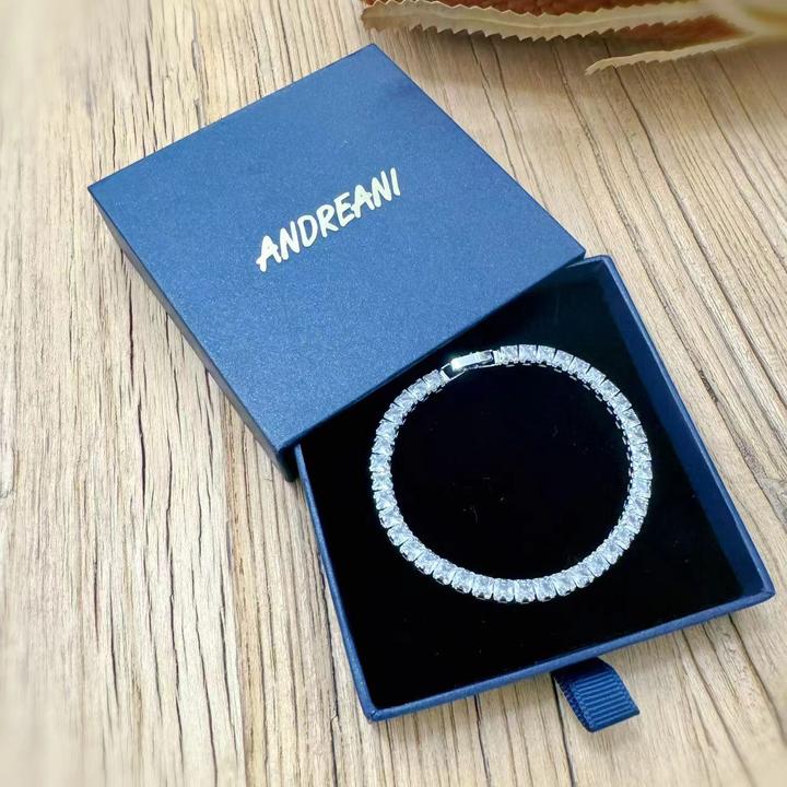 Produktbild Andreani Armband mit echtem Amazonite (80 cm, Steine, Nude, Glas, Braun, Metall)