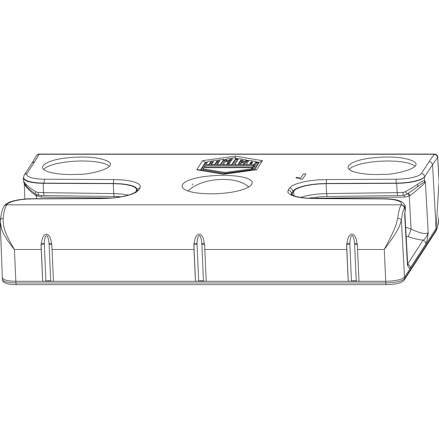 Maco, Türbeschlag + Scharnier, Schliessteil iS 12L Eurofalz 30 mm 13V silber (360444)