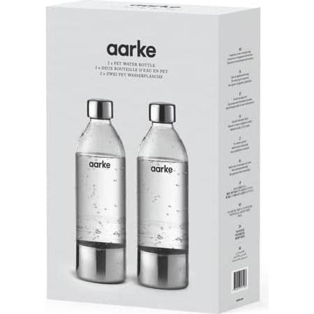 Thumbnail - Aarke Flaschen für Wassersprudler, Wassersprudler Zubehör, Transparent, Silber