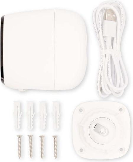Actual product image Nedis SmartLife outdoor camera | Wi-Fi | Spotlight | 4MP Quad HD 1440p / 2560x1440 | Pan tilt | (2560 x 1440 Pixels)