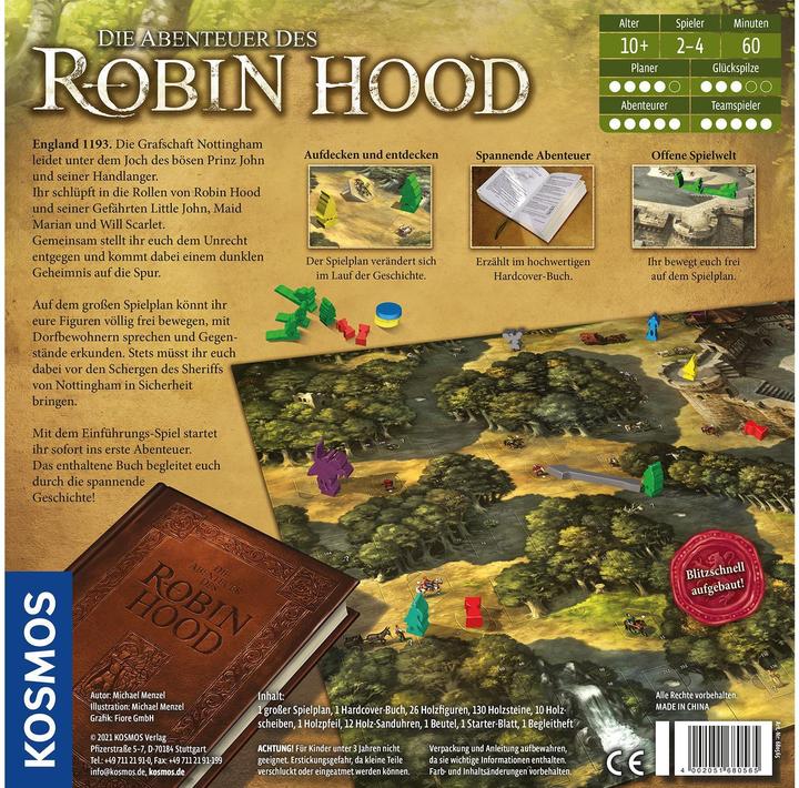 Actual product image Kosmos The Adventures of Robin Hood (German)