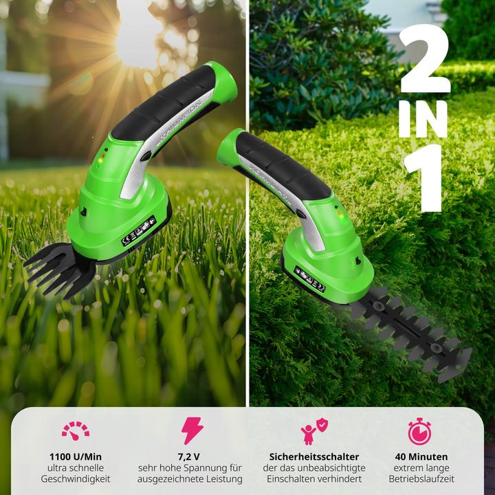 Produktbild tectake Heckenschere (Akkuheckenschere)