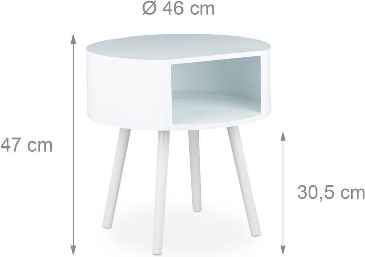 Produktbild Relaxdays Beistelltisch Eri (46 x 46 x 47 cm)