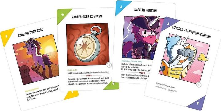 Actual product image Unstable Games TTUD0009 - Unstable Unicorns - Adventure, for 2-8 players, from 18 years (DE expansion) (German, 2 - 8 Players)
