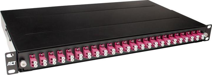 Produktbild ACT Fiber panel 24 x duplex LC multimode OM4