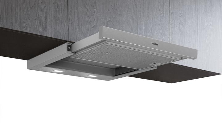 Produktbild Siemens iQ100, Flachschirmhaube, 60 cm, Silbermetallic, LI64LB521 (Flachschirmhaube)