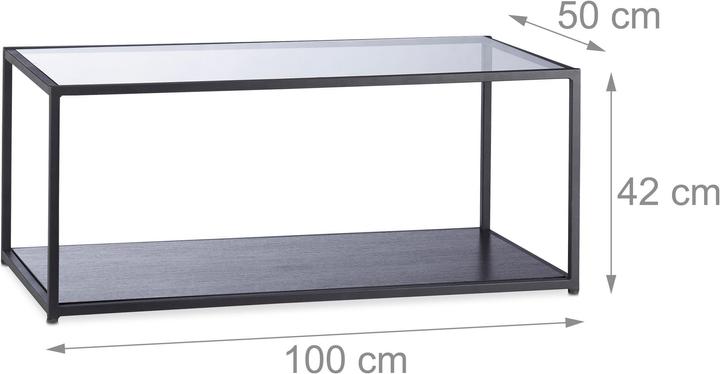 Produktbild Relaxdays Glas (100 x 50 x 42 cm)