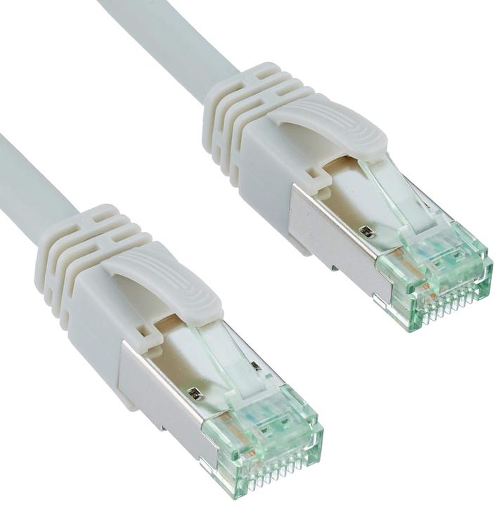 Produktbild Nambo Patchkabel S/FTP Cat 6a High Quality T138 GHMT (ISO/IEC) grau 3,0m (S/FTP, CAT6a, 3 m)