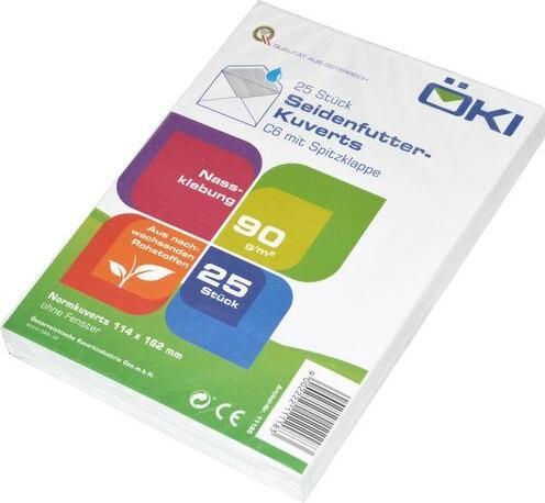 Immagine prodotto Office Busta 80 g Nk, C6, bianca, 25 pezzi (C6, 25x)