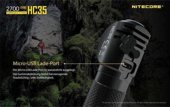 Produktbild Nitecore HC35 inkl. NL2140HP (2700 lm)