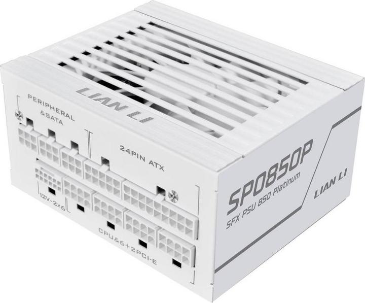 Actual product image Lian-Li SP Series Platinum 80 PLUS Platinum power supply, SFX, fully modular, PCIe 5.1, ATX 3.1 - 850 watts (850 W)