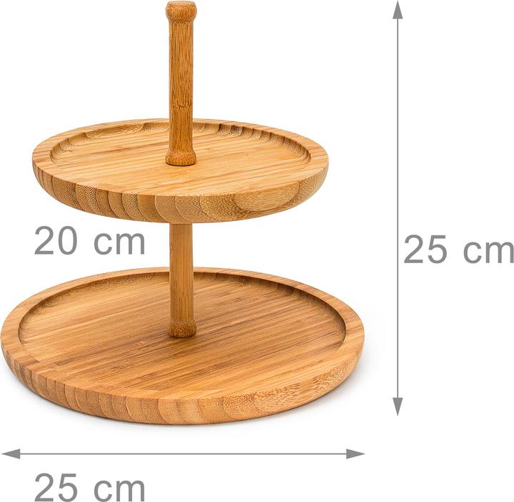 Actual product image Relaxdays Etagere bamboo
