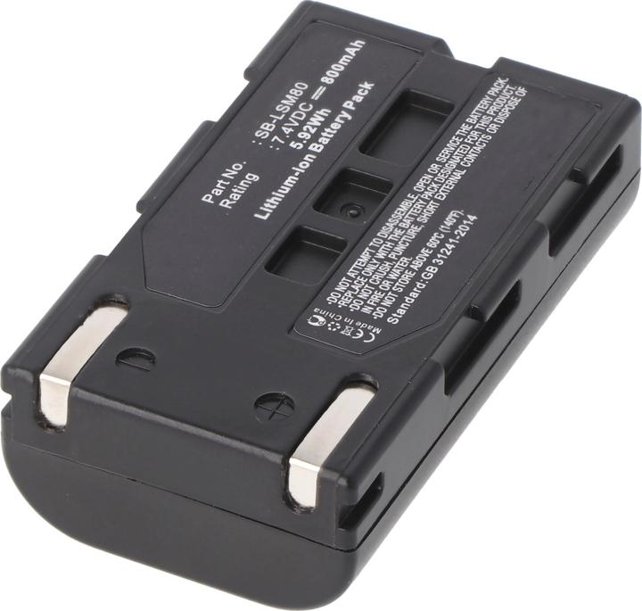 Produktbild AccuCell Akku Samsung SB-LSM80 (Kamera Akku)