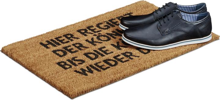 Actual product image Relaxdays Doormat coconut (40 x 60 x 1 cm)