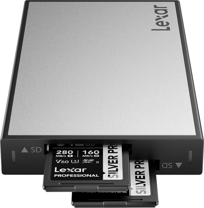 Immagine prodotto Lexar Lettore SD a doppio slot PRO Workflow (USB-C)