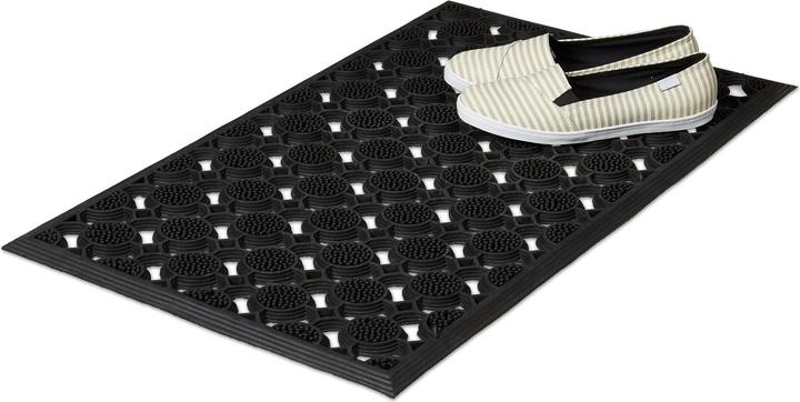 Produktbild Relaxdays Fussabtreter Gummi (75 x 45 x 0.5 cm)