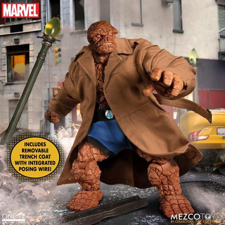 Image du produit Mezco Toys Marvel figurines 1/12 Fantastic Four Deluxe Steel Box Set 16 cm