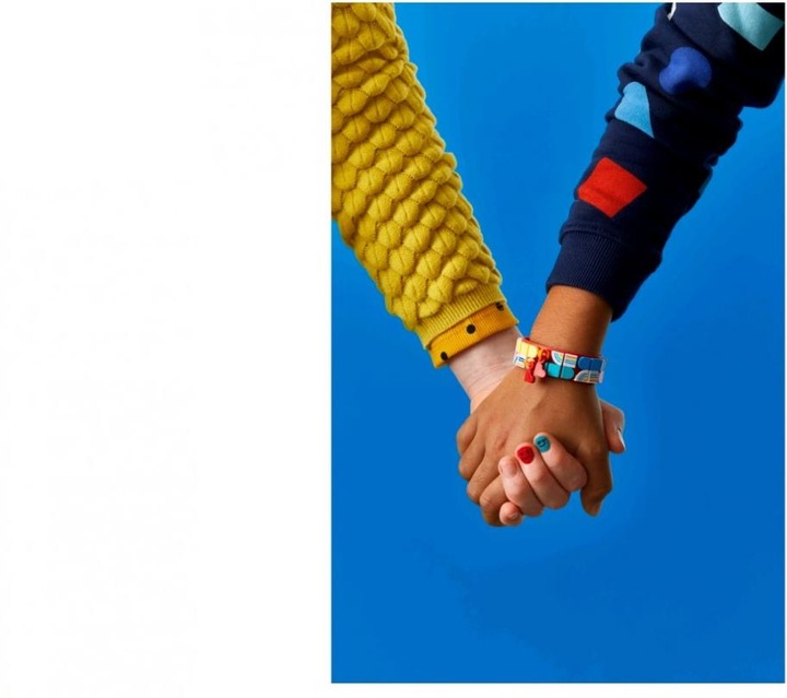 Produktbild LEGO Regenbogen Armband mit Anhängern (41953, LEGO Dots)