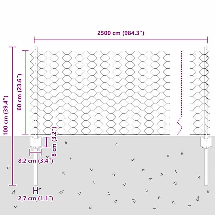 Produktbild vidaXL Aussenbarriere