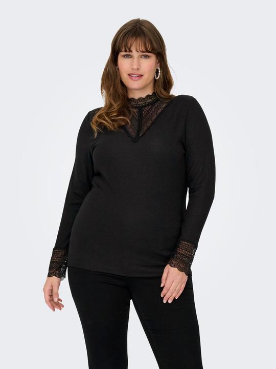 Produktbild Only Cartilde Glitter L/S Highneck Top Noos (M)