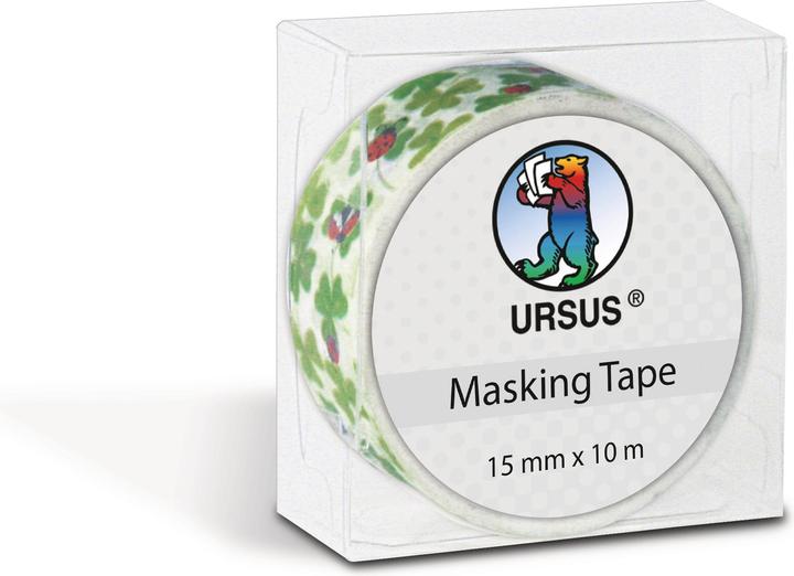 Actual product image Ursus Masking Tape Shamrocks (15 mm)