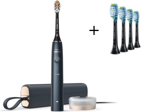 Actual product image Philips Sonicare Prestige 9900 electric toothbrush & 4 brush heads