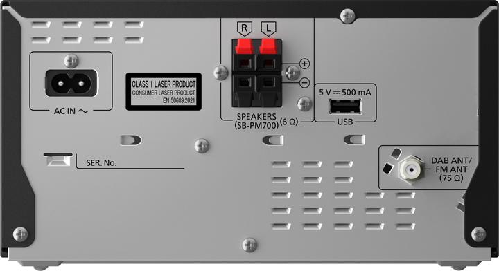Actual product image Panasonic SC-PM704 (Bluetooth, CD player, 2x 40 W)