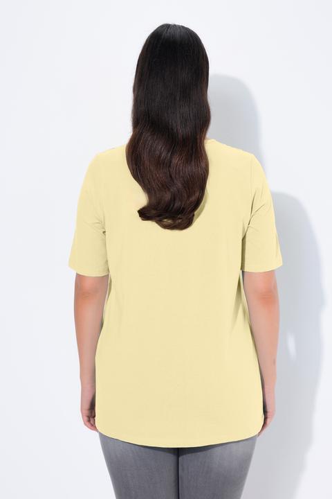 Actual product image Ulla Popken Essential Square Neck Stretch Tee (54)